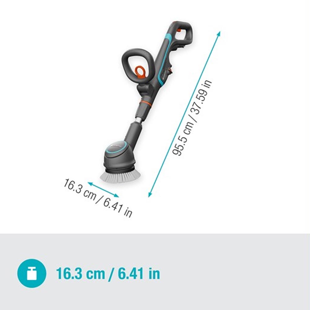 GARDENA 14840-55 Akku-Multi-Reiniger AquaBrush Compact 02/18V P4A solo