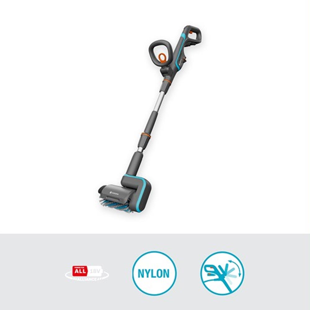 GARDENA 14841-55 Akku-Multi-Reiniger AquaBrush Patio 03/18V P4A solo