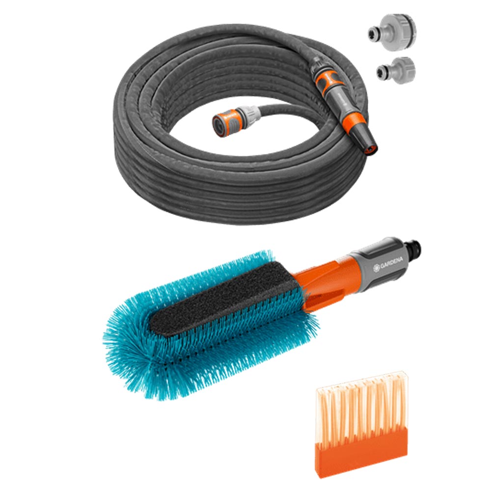GARDENA 18864-20 Cleansystem Fahrrad Wasch-Set