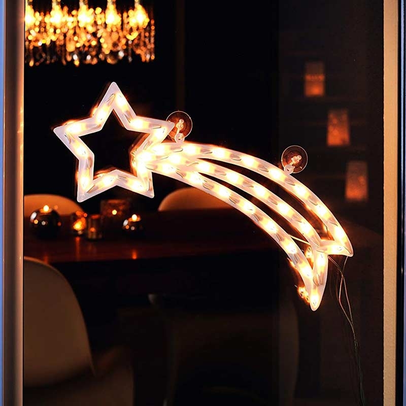 Konstsmide 2160-010 LED Fenstersilhouette Komet