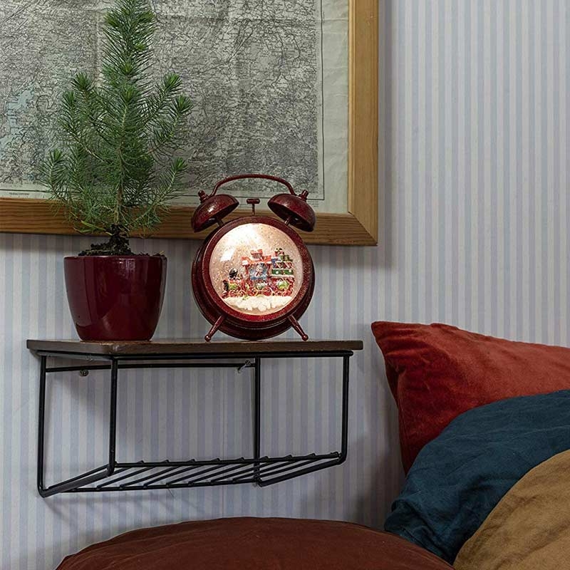 Konstsmide 4374-550 LED Schneekugel Laterne Wecker