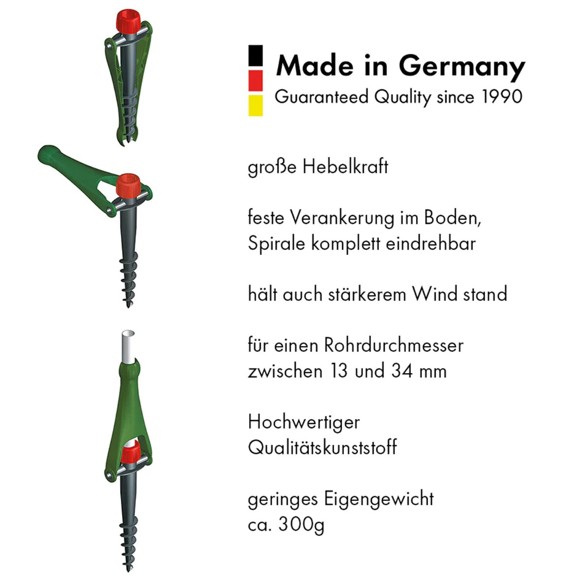 Krinner Vario Drill (20003) Bodendübel grün