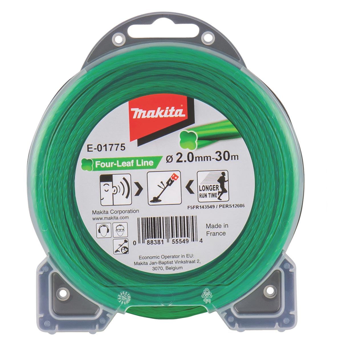 Makita E-01775 Mähfaden Four-Leaf 2,0mmx30m