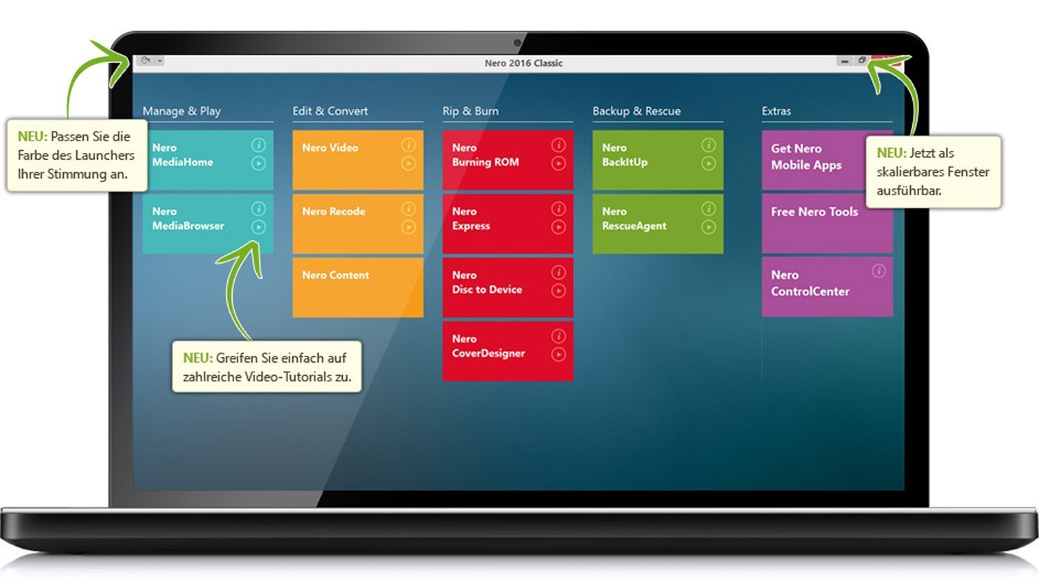 Nero 2016 Classic Brennsoftware