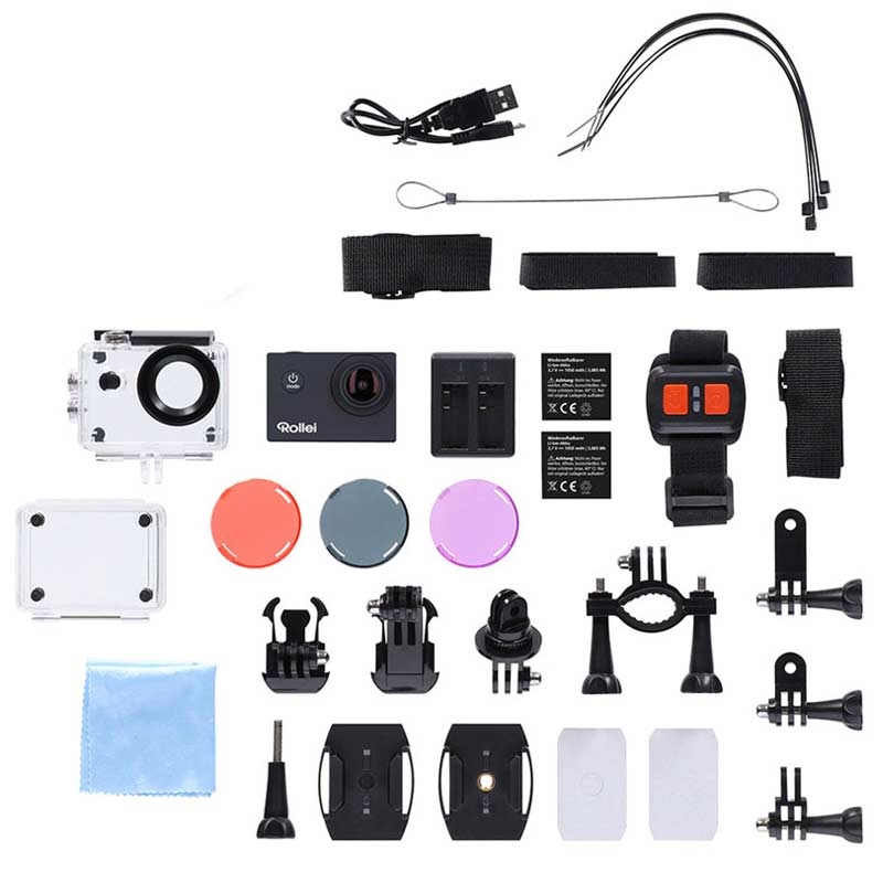 Rollei Actioncam Fun WiFi-4K-Actionkamera schwarz