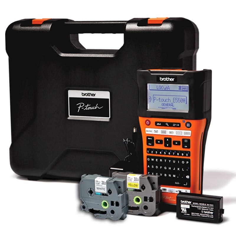 Brother P-touch PT-E550WVP Industrielles PC-Beschriftungsgerät mit WLAN