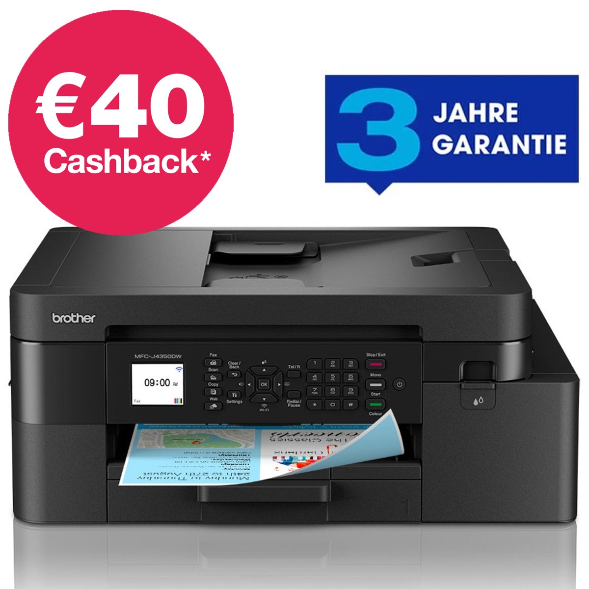 Brother MFC-J4350DW 4-in-1 Tinten-Multifunktionsgerät mit WLAN