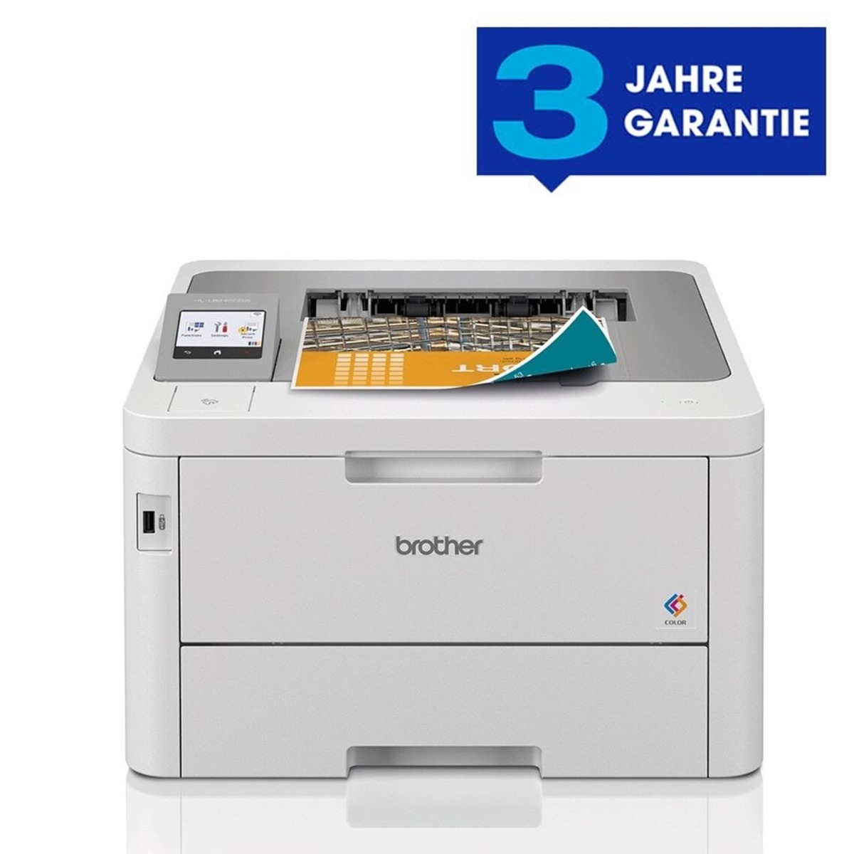 Brother HL-L8240CDW Farb-LED-Drucker mit WLAN/LAN weiß/grau