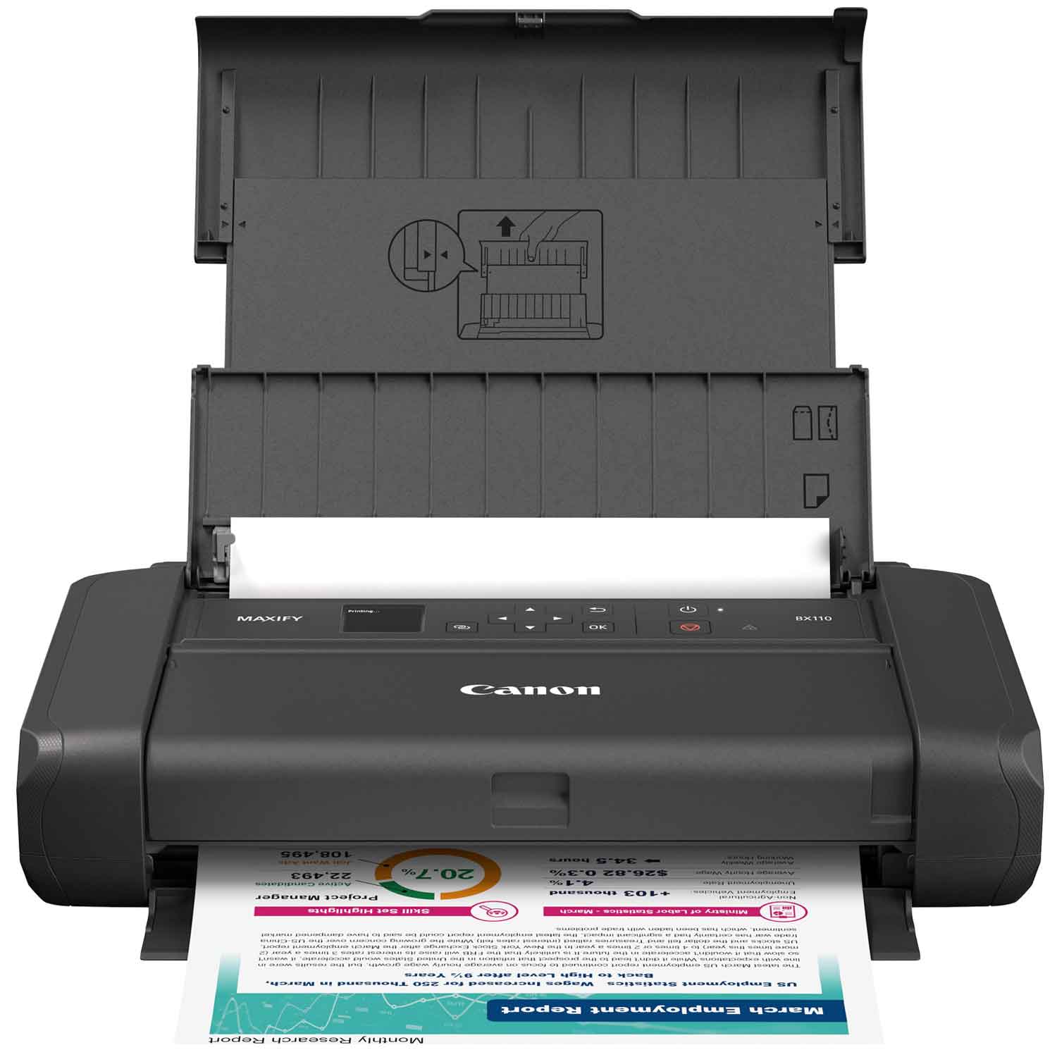 Canon MAXIFY BX110 Mobiler Drucker mit Akku (Verpackung geöffnet)