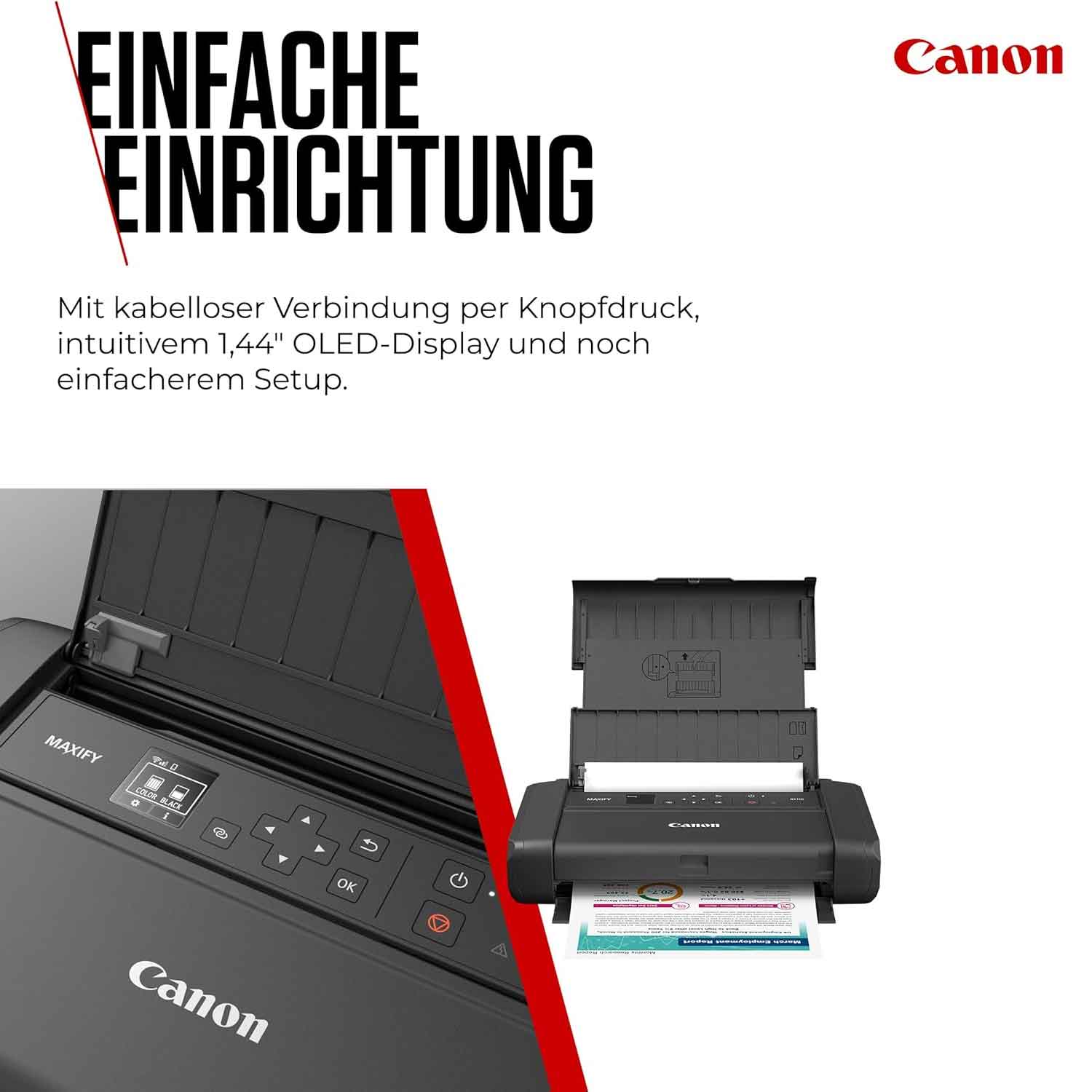 Canon MAXIFY BX110 Mobiler Drucker mit Akku (Verpackung geöffnet)