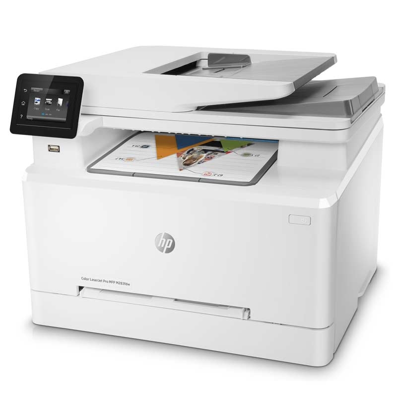 HP Color LaserJet Pro M283fdw Multifunktions-Farblaserdrucker weiß