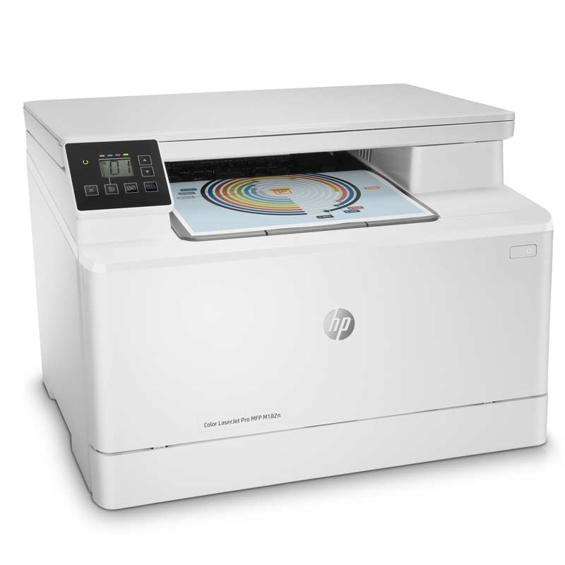 HP Color LaserJet Pro M182n Multifunktions-Farblaserdrucker weiß
