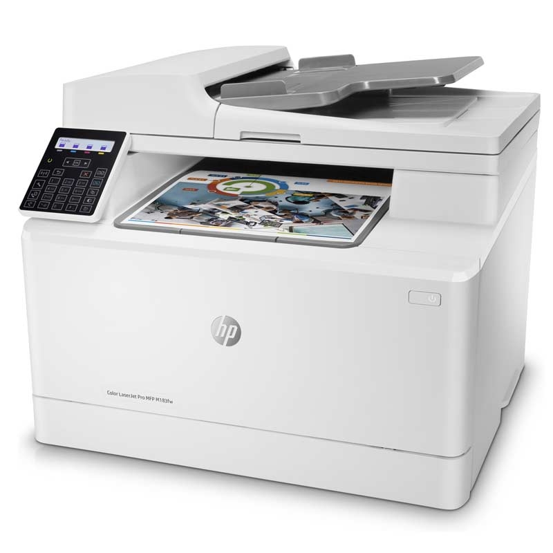 HP Color LaserJet Pro M183fw Multifunktions-Farblaserdrucker weiß