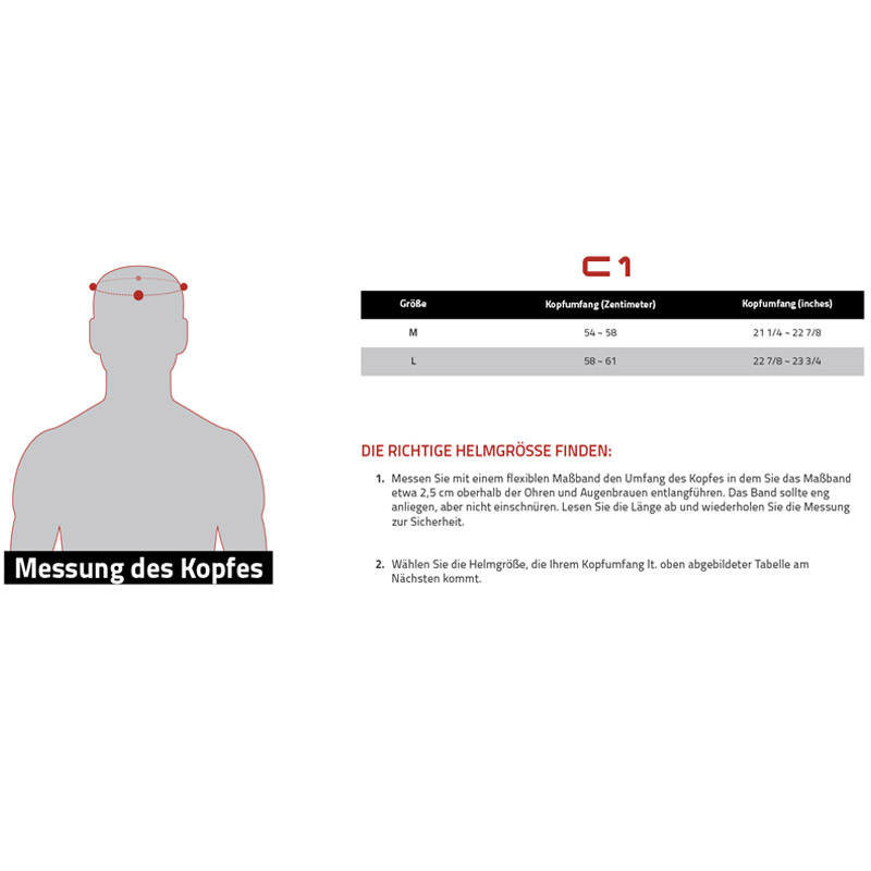 Sena C1 matt weiss Größe M Smart Helm