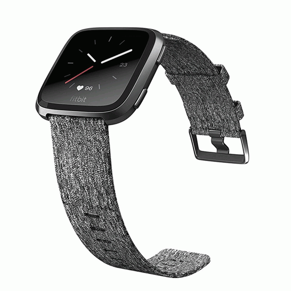 Fitbit Versa Special Edition Health & Fitness Smartwatch dunkelgrau/graphitgrau