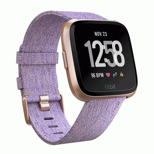 Fitbit Versa Special Edition Health & Fitness Smartwatch lavendel/rosegold