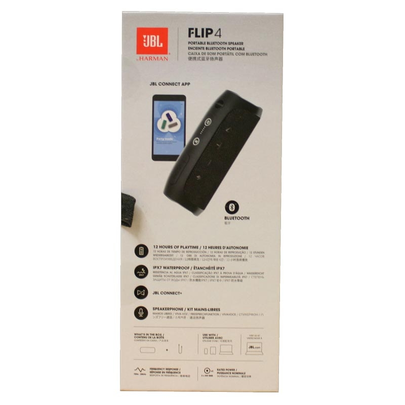 JBL Flip 4 portabler Lautsprecher schwarz