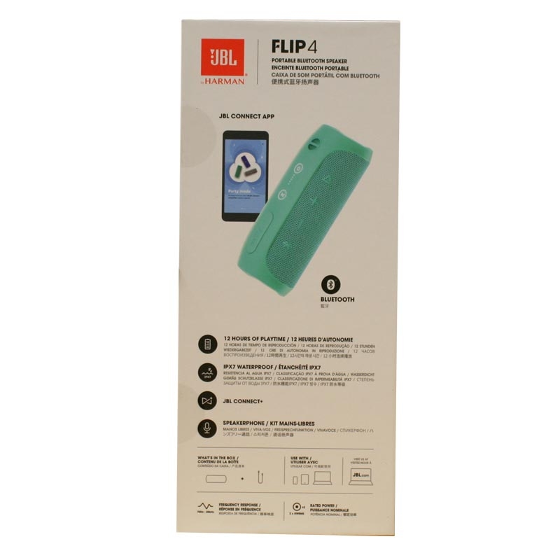 JBL Flip 4 Wireless Portable Stereo Speaker türkis Ausstellungsgerät