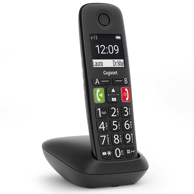 Gigaset E290 Schnurlostelefon schwarz (2. Wahl)