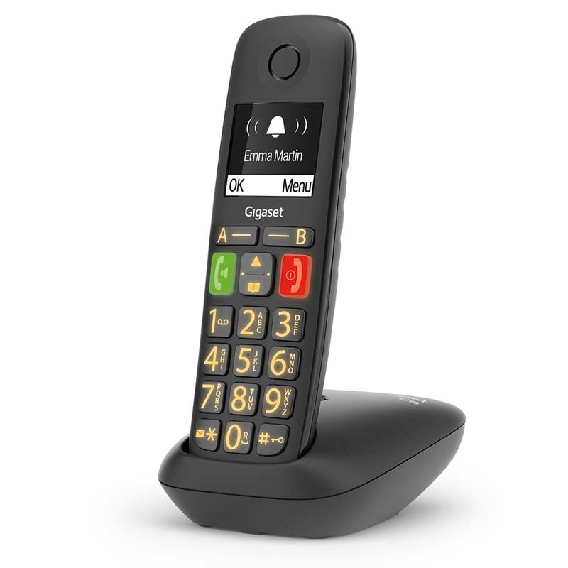 Gigaset E290 Schnurlostelefon schwarz (2. Wahl)