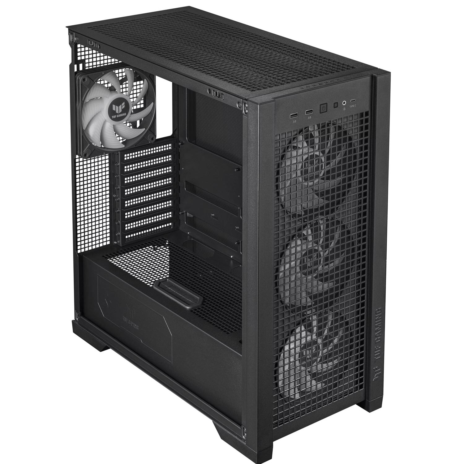 Asus TUF Gaming GT302 ARGB Mid-Tower-ATX-Gehäuse schwarz