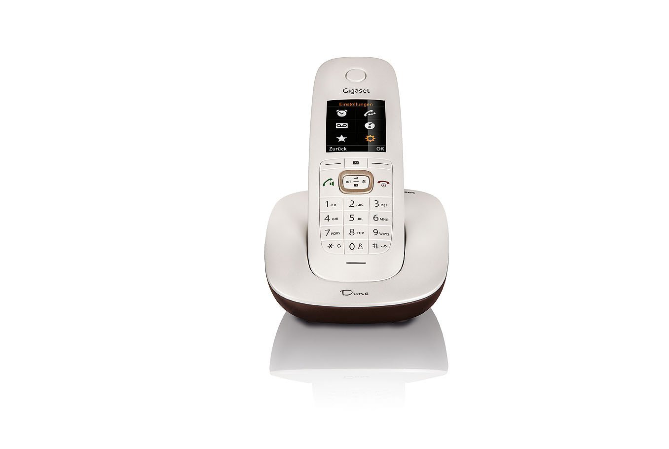 Gigaset CL540 Dune weiss/braun Schnurlostelefon