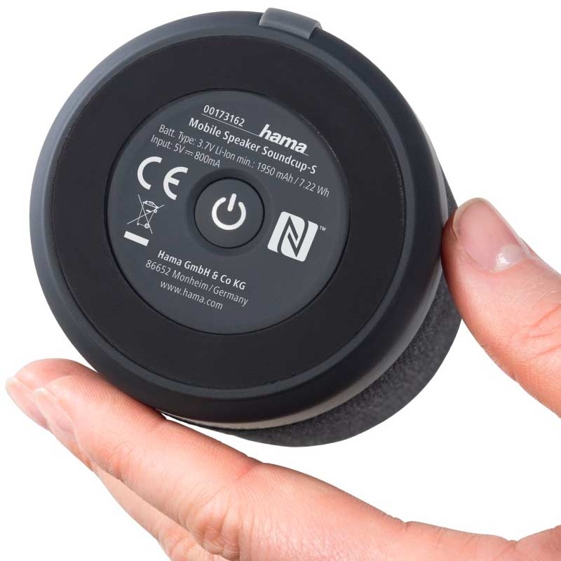 Hama Soundcup-S bluetooth Lautsprecher schwarz