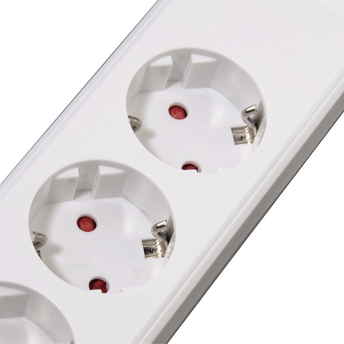 Xavax Steckdosenleiste mit Fußschalter (6-fach) weiß