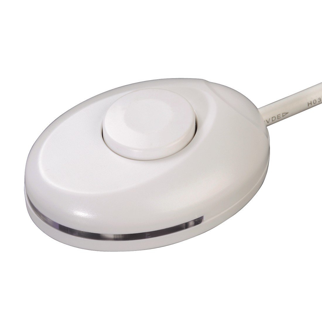 Xavax Steckdosenleiste mit Fußschalter (6-fach) weiß