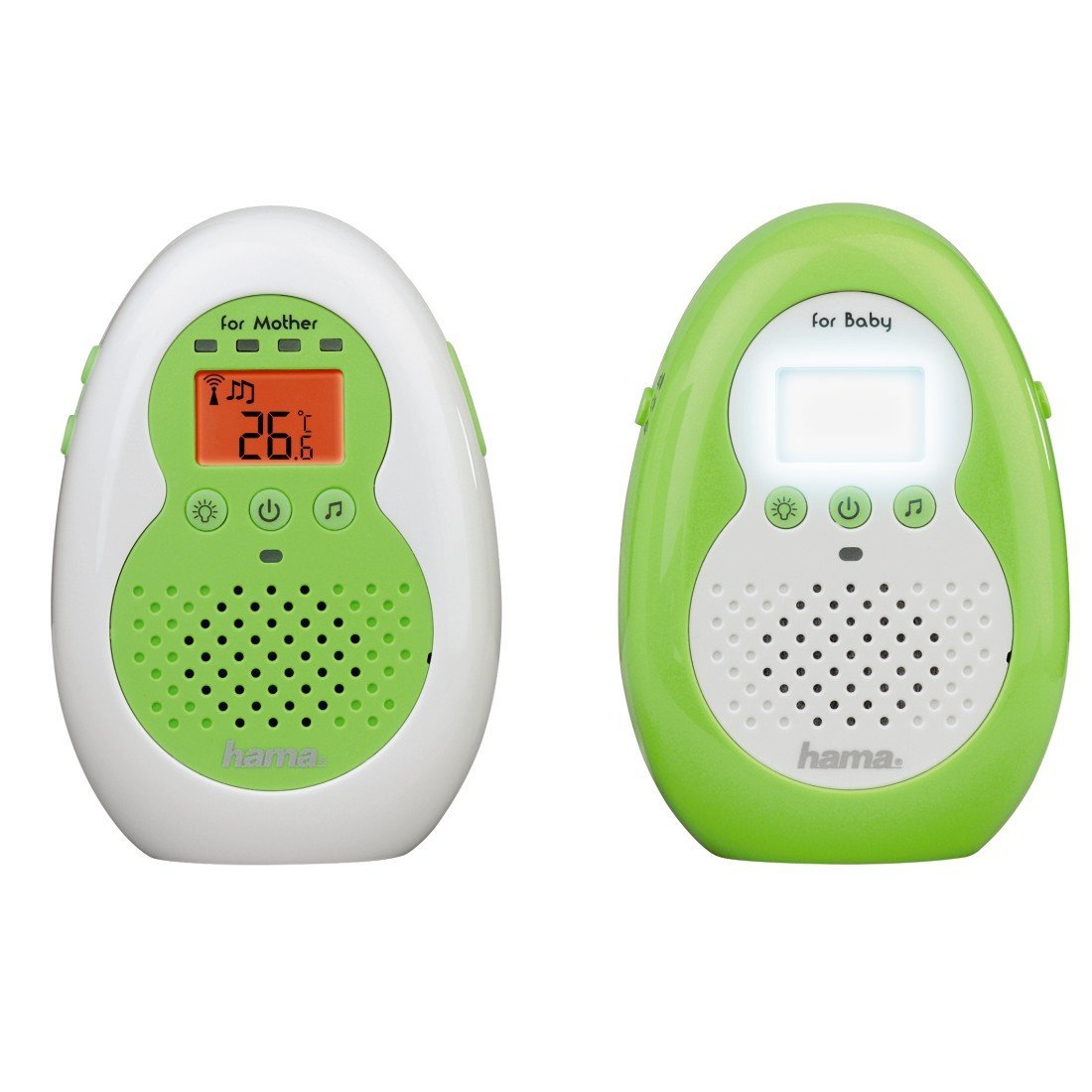 Hama Baby Control BM100 Babyphone weiß/grün