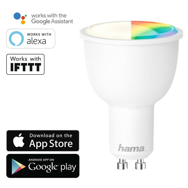 Hama GU10 Wi-Fi LED-Lampe 4,5W