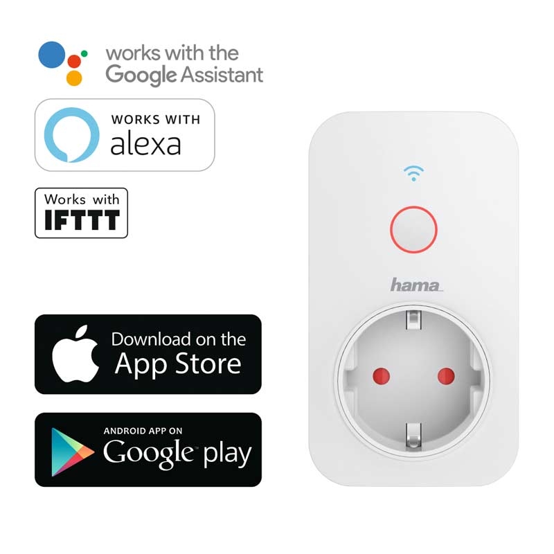 Hama WiFi-Steckdose 3.680W 16A