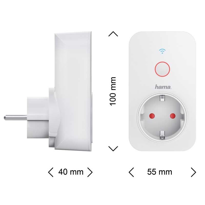 Hama WiFi-Steckdose 3.680W 16A