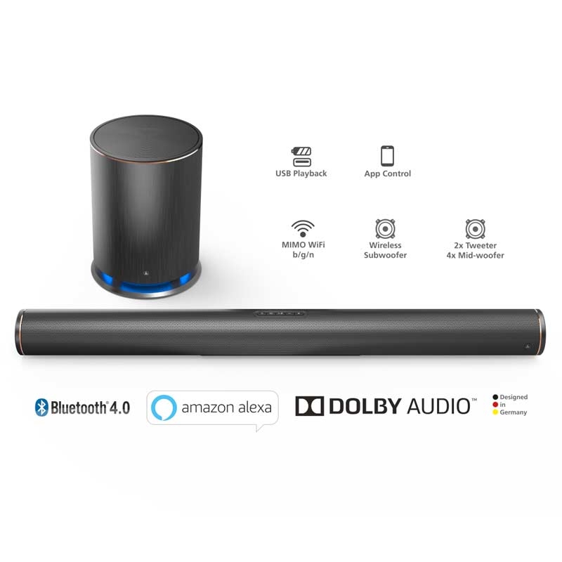 Hama Sirium 4000 ABT Smart-Soundbar schwarz