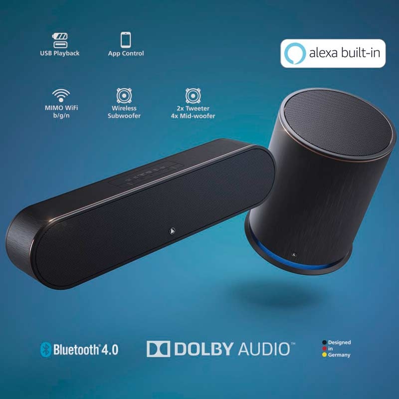 Hama Sirium 3800 ABT Smart-Soundbar schwarz