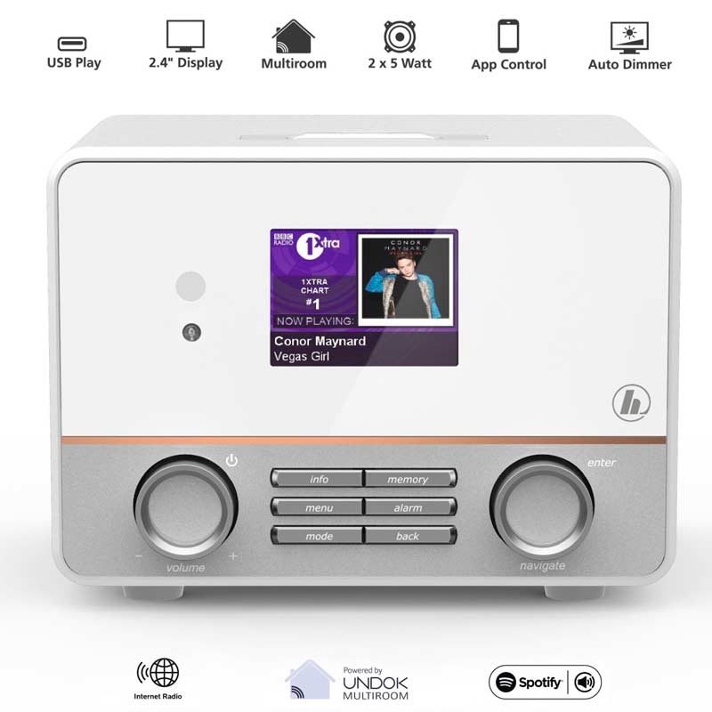 Hama 54856 Internetradio IR115MS weiß