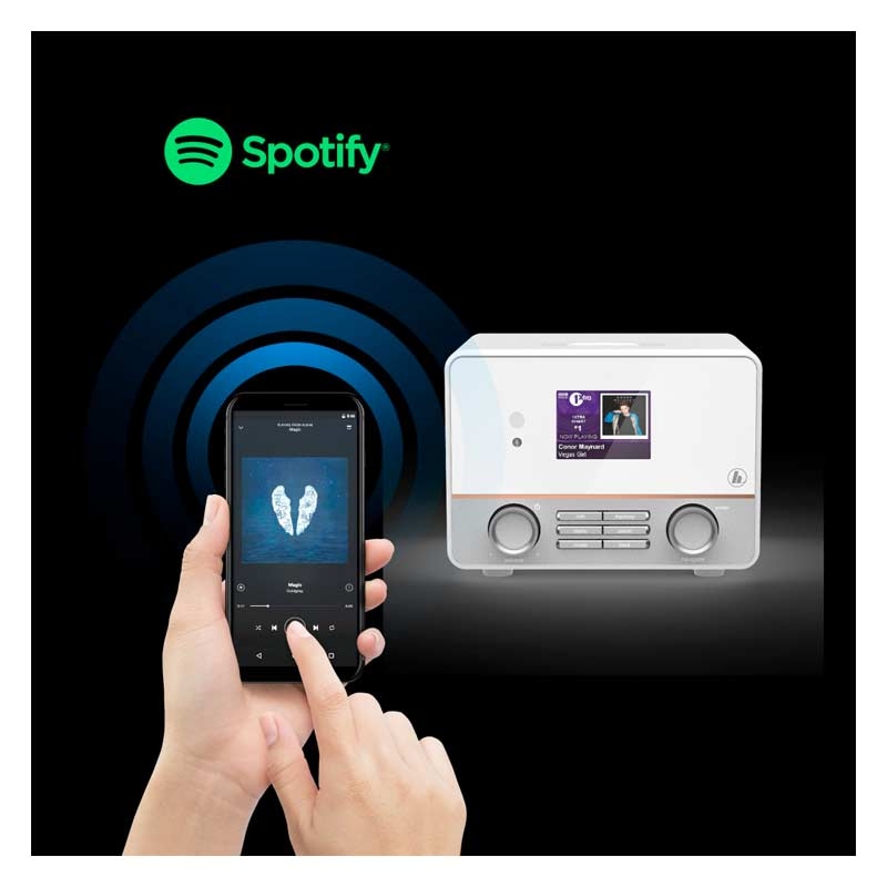 Hama 54856 Internetradio IR115MS weiß