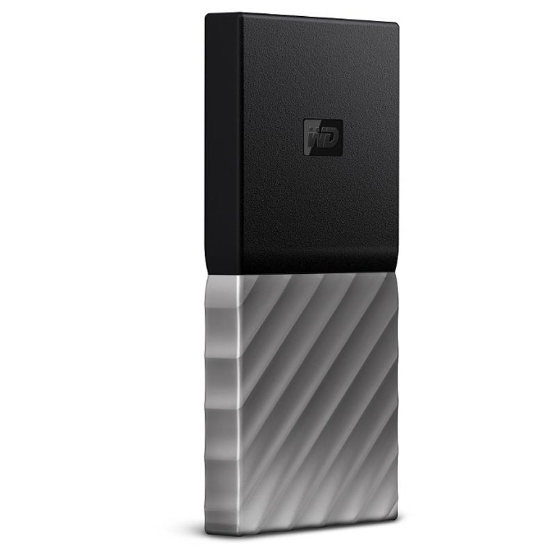 Western Digital My Passport SSD 256GB externe Festplatte schwarz-grau