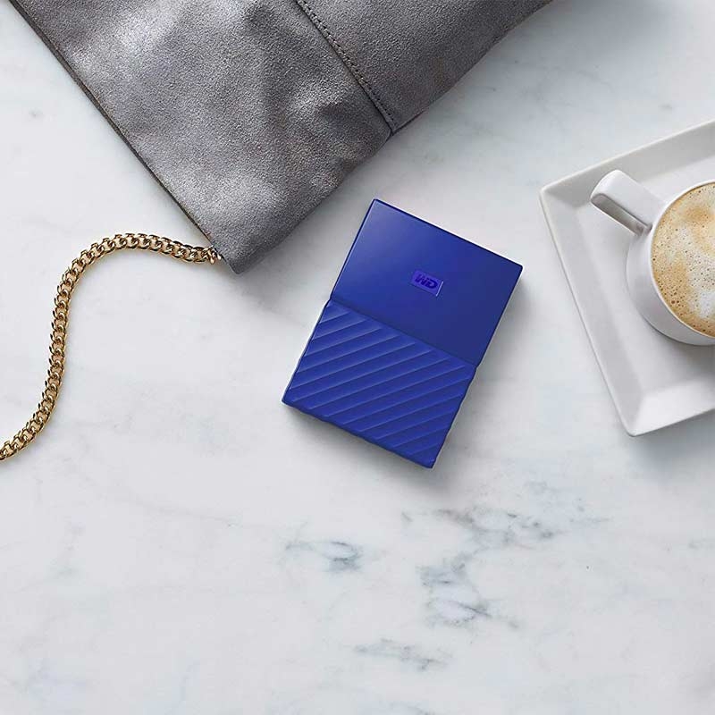 Western Digital My Passport 2TB USB 3.0 externe Festplatte blau