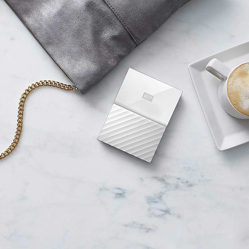 Western Digital My Passport 2TB USB 3.0 externe Festplatte weiss