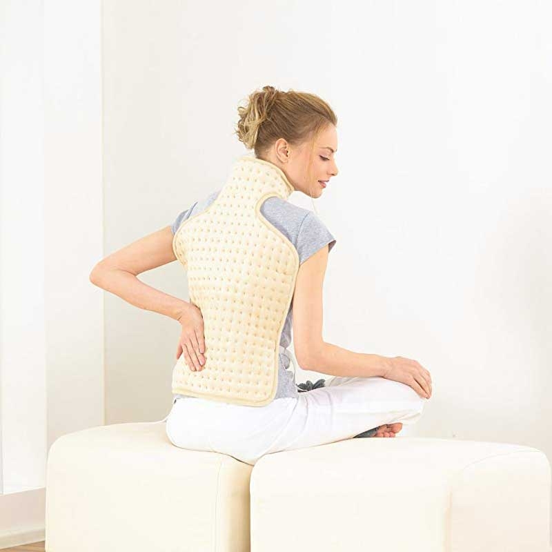 Beurer HK 58 Cosy Rücken-/Nacken-Heizkissen, 62 x 41 cm, 100 Watt, beige