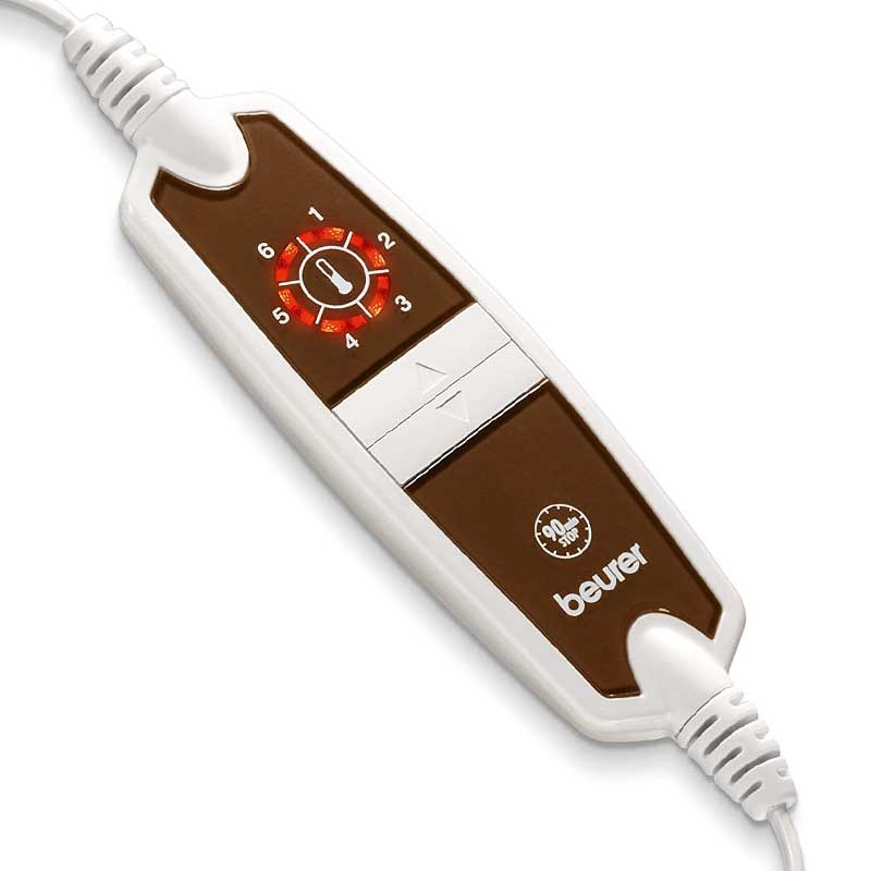 Beurer HK 115 Cosy Heizkissen, 47 x 34 cm, 100 Watt, beige/braun