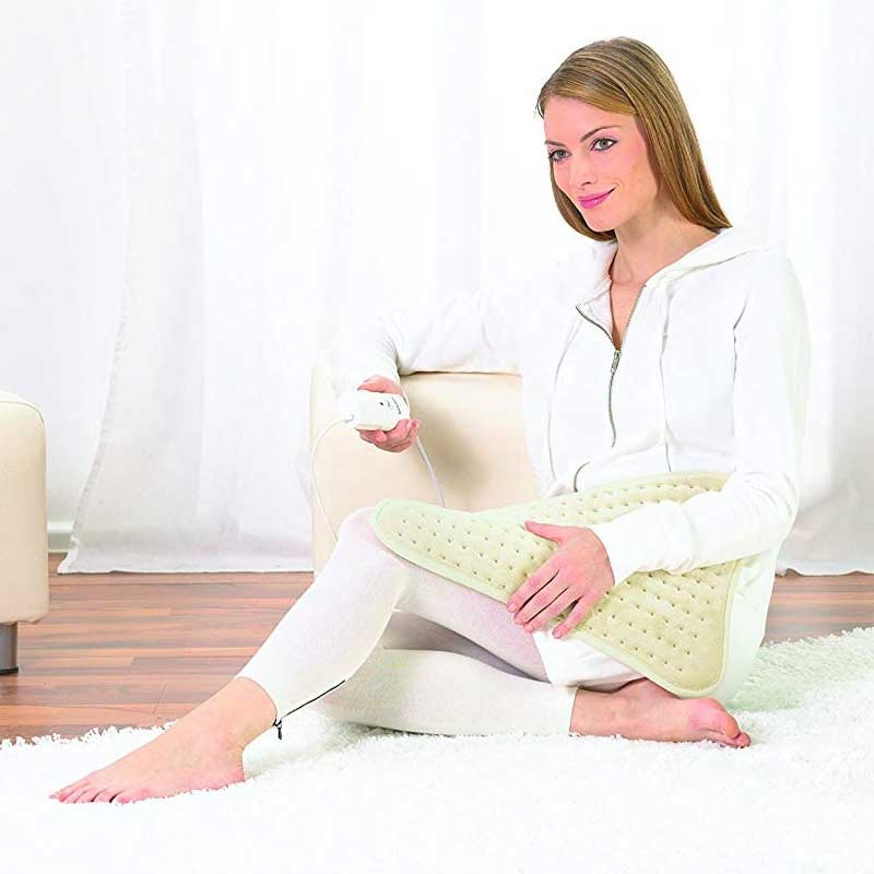 Beurer HK 115 Cosy Heizkissen, 47 x 34 cm, 100 Watt, beige/braun