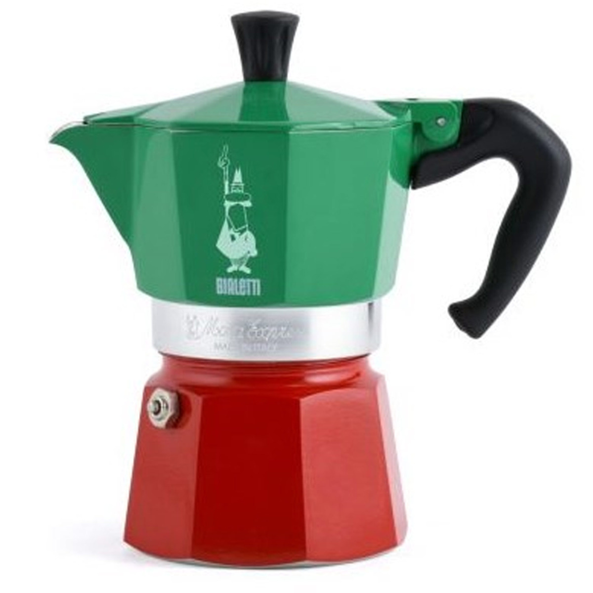 Bialetti Moka Express Espressokocher 6 Tassen silber