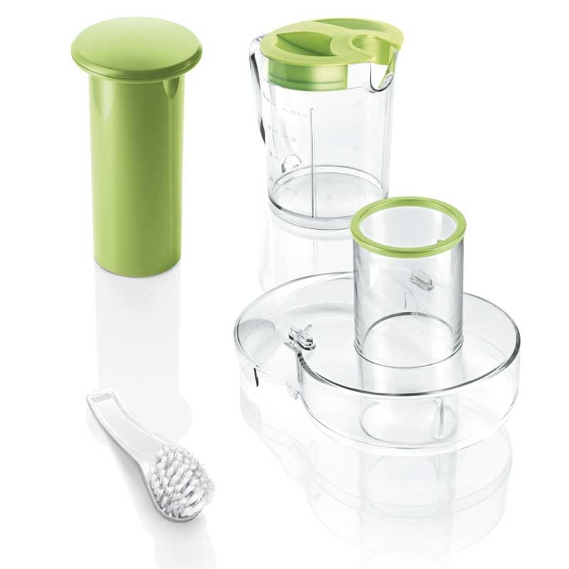 Bosch MES25G0 VitaJuice 2 Entsafter, Saftpresse  700 Watt - weiß/apfelgrün