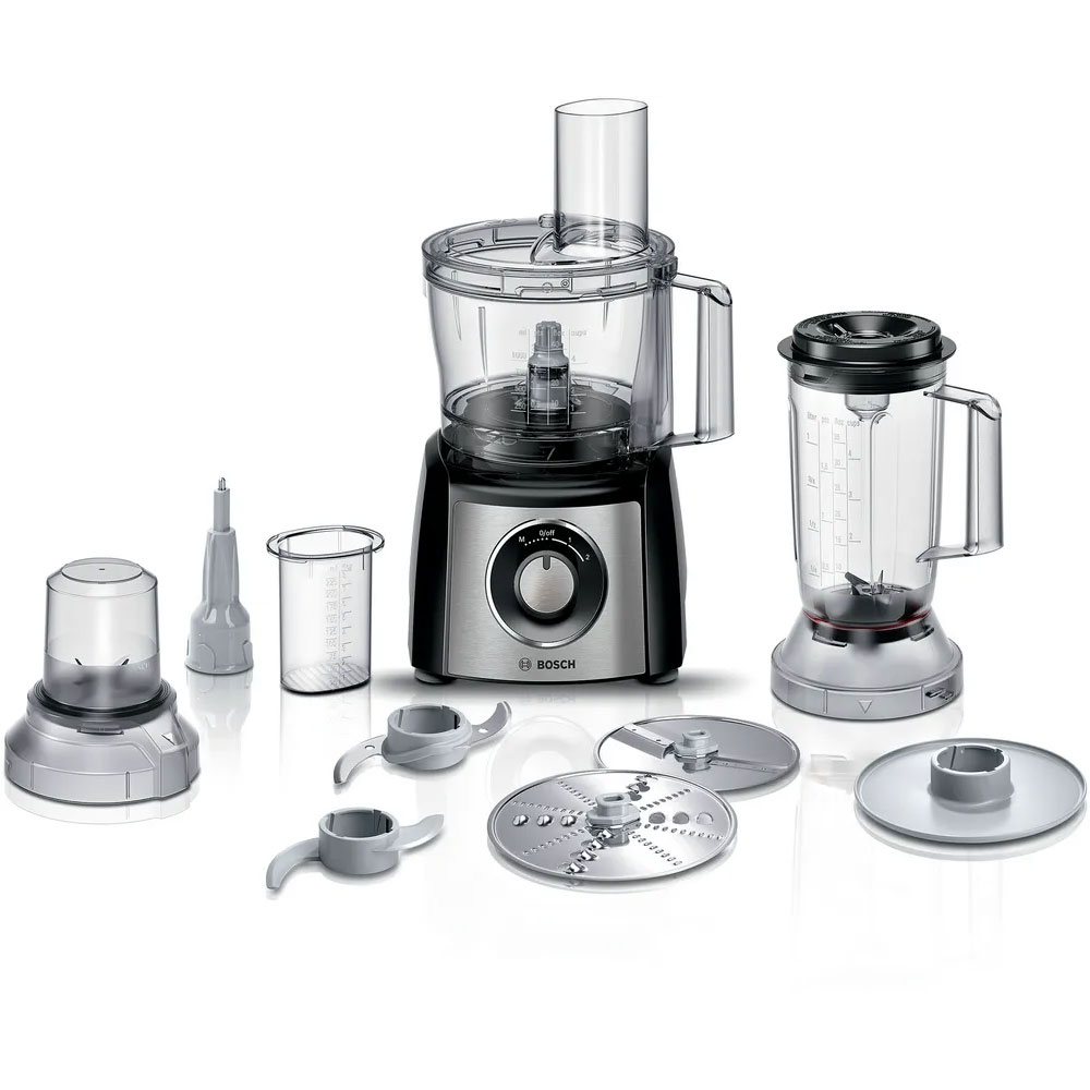 Bosch MultiTalent 3 MCM3501M Küchenmaschine schwarz/edelstahl