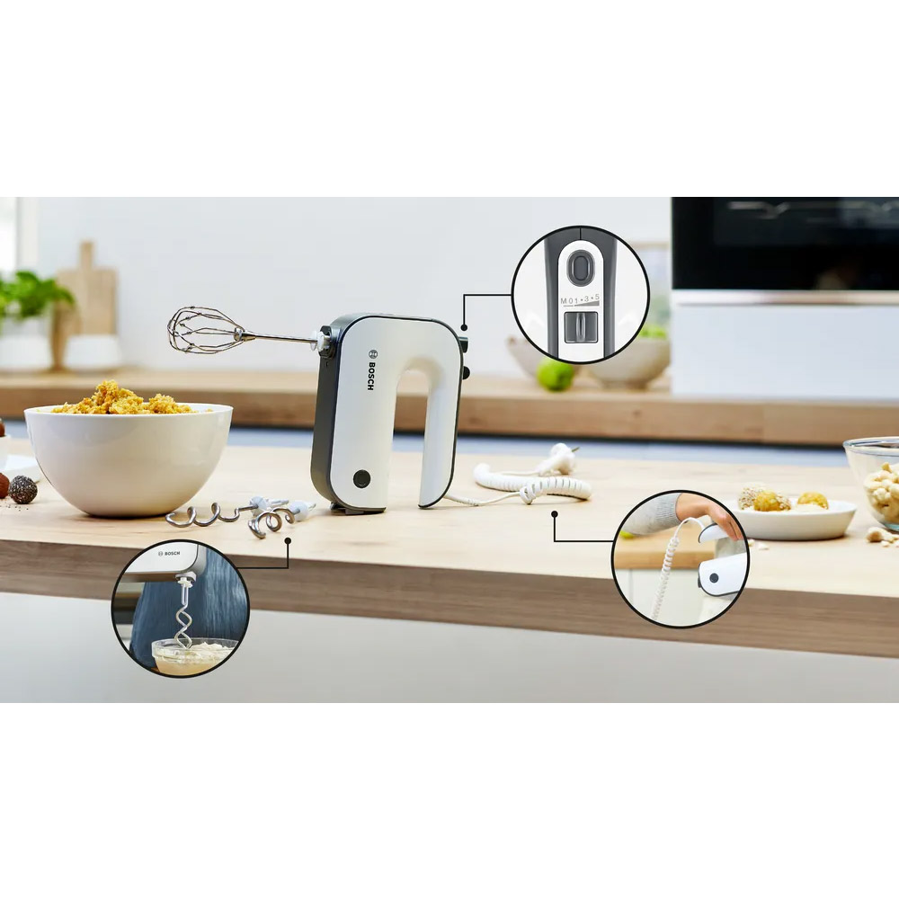 Bosch Styline MFQ49300 Handrührer weiß/dark silver