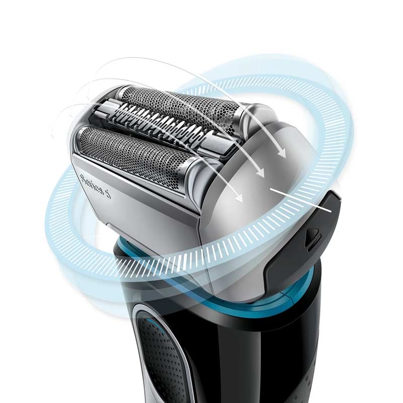 Braun Series 5-5190cc Elektrorasierer schwarz-blau