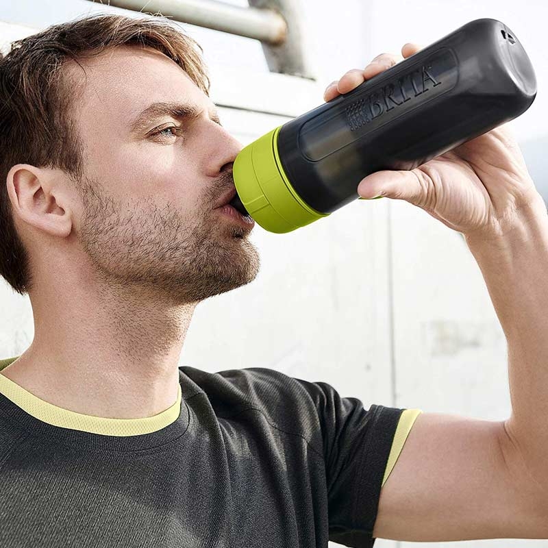 Brita Wasserfilter-Flasche Fill&Go Trinkflasche Active Limone