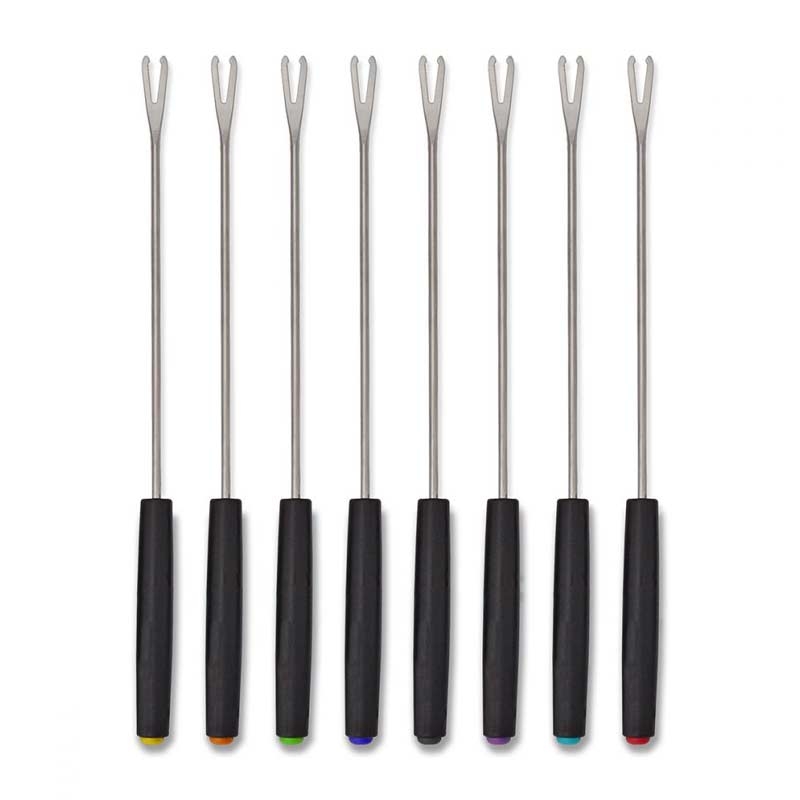 Cloer 6679 Fondue-Set (Aluminium Topf, 8 Gabeln)